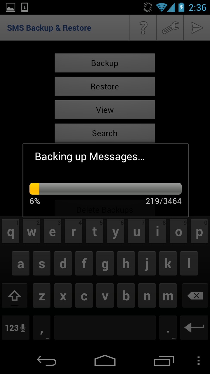 Backup SMS and Restore on Android - Download Free App 3
