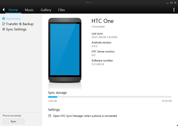 Download HTC Sync Manager 6