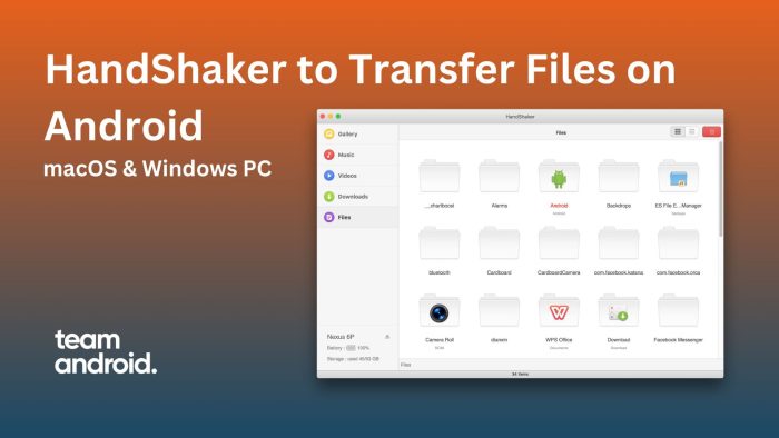 HandShaker Android Mac and Windows App