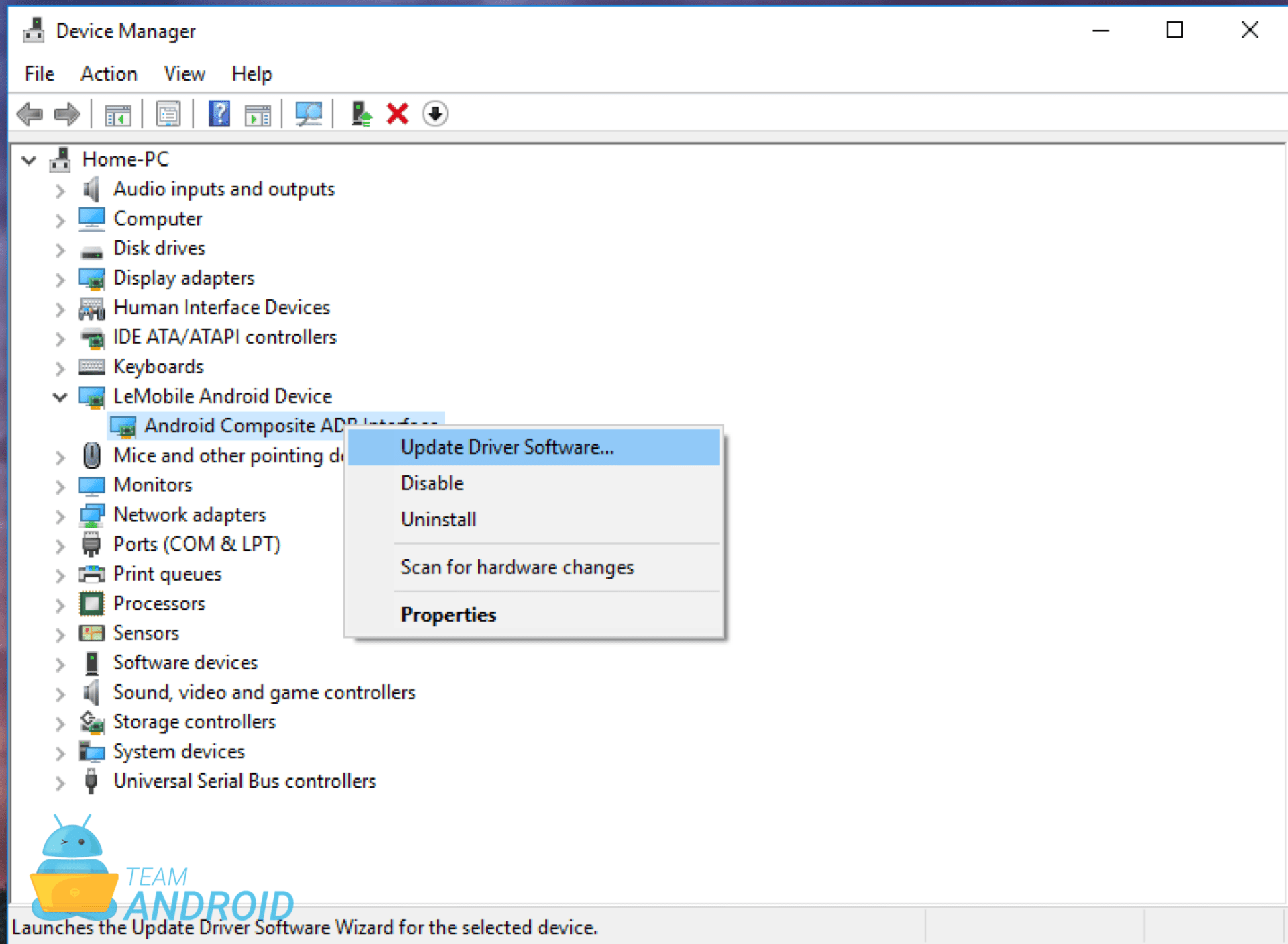 Device Manager - Windows 10