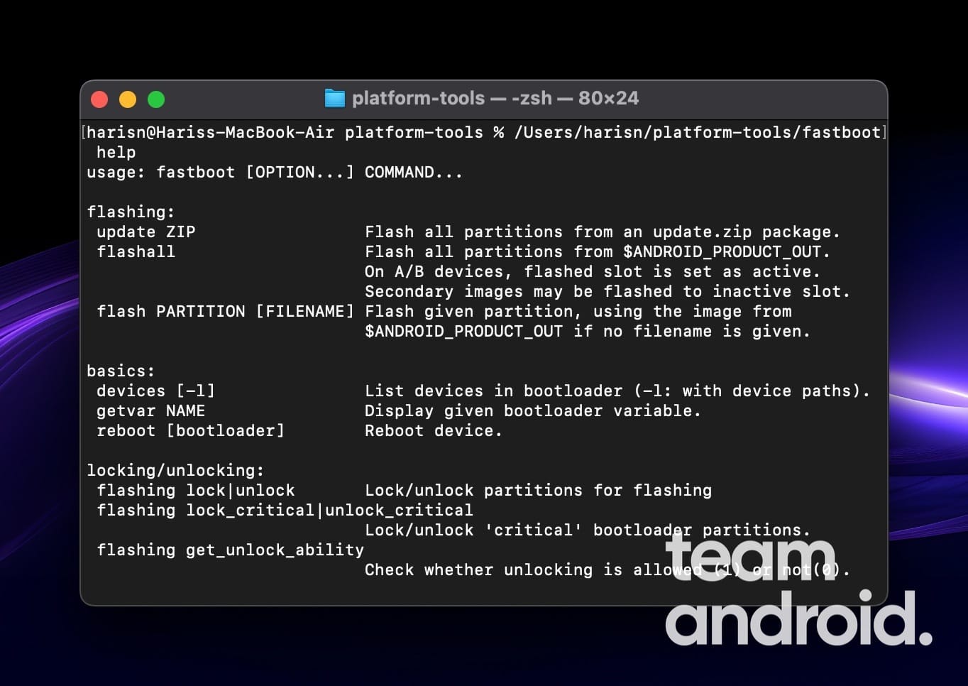 Fastboot File Transfer on Android