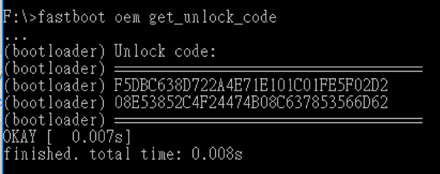 "fastboot oem get_unlock_code" - command to unlock bootloader on OnePlus