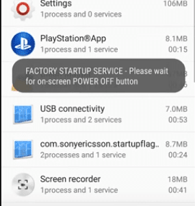 Fix Factory Startup Service Power Off Problem on Sony Smartphones 3