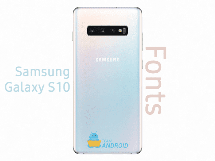 Download Samsung One UI Galaxy S10 Fonts 3