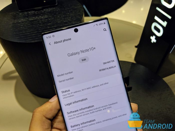 Samsung Galaxy Note 10 and Galaxy Note 10+ Model Numbers and Variants 1