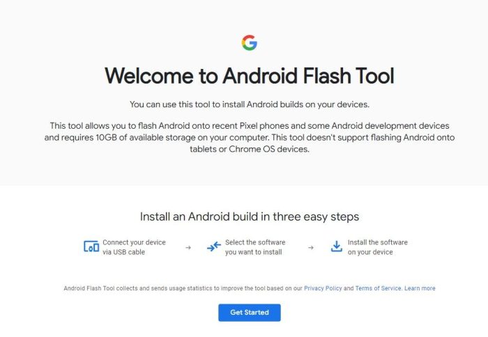 Android Flash Tool: Flash Android Builds on Google Pixel and AOSP Devices 2