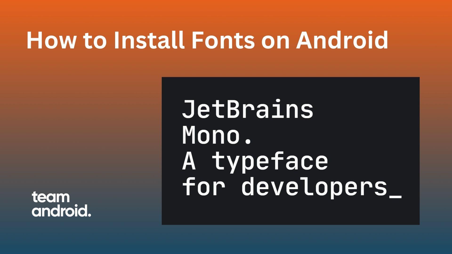 How to Install Fonts on Android