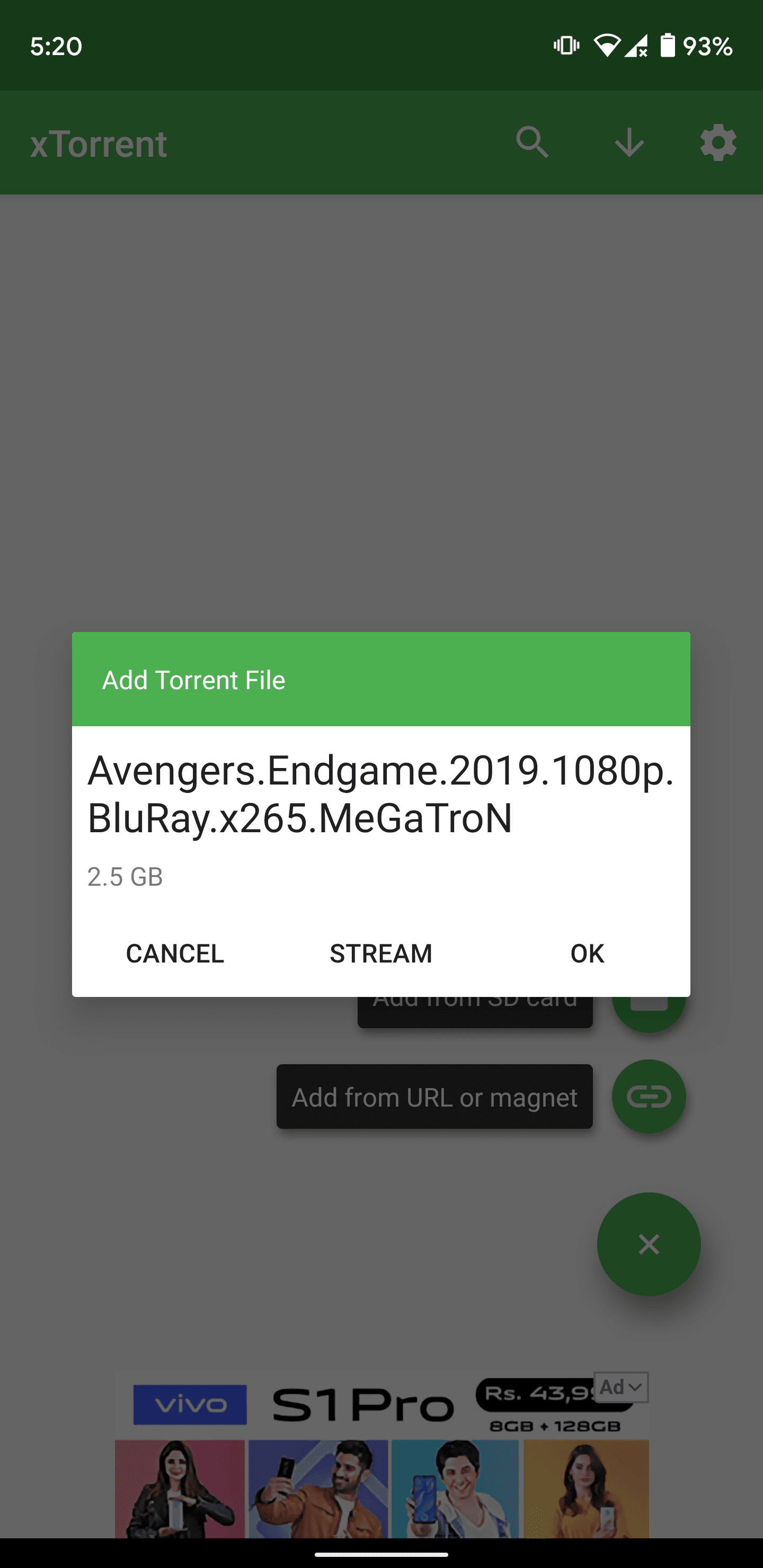 Stream Torrent Movies on Android